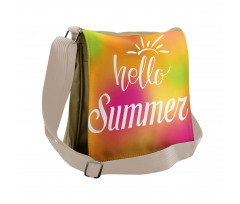 Abstract Colorful Summer Messenger Bag