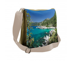 Lake Tahoe Shore View Messenger Bag