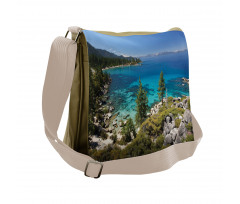 Lake Tahoe Kayaking Messenger Bag