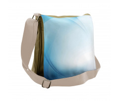 Beam Effect Abstract Modern Messenger Bag