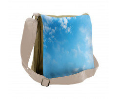 Open Summer Sky with Clouds Messenger Bag