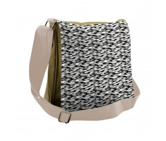 Bold Pattern Artwork Messenger Bag