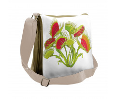 Bouquet of Venus Flytrap Messenger Bag