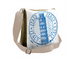 Leaning Tower Pisa Historical Messenger Bag