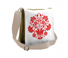 Kalocsa Pattern Boho Blooms Messenger Bag