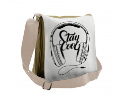 Between Headphones Music Messenger Bag