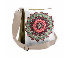 Retro Traditional Mandala Messenger Bag