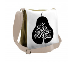 Monochrome Tree in a Fruit Messenger Bag