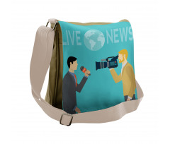 Cameraman and Reporter Messenger Bag