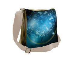 Horoscope Wheel Astrology Messenger Bag