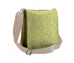 Round Slices of Pineapple Messenger Bag