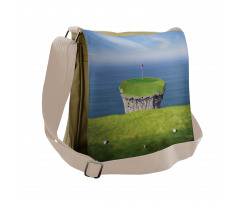 Scenic View of a Golf Link Messenger Bag