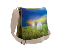 Ball on the Teeing Ground Lawn Messenger Bag