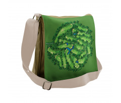 Setting with Water Hazards Messenger Bag