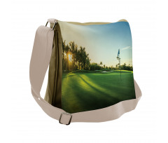 Countryside Sunset on Field Messenger Bag