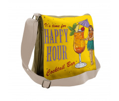 It is Time for Happy Hour Messenger Bag