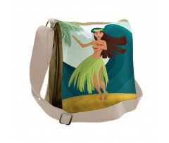 Aloha Palm Trees Summer Messenger Bag