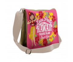 Luau Party Aloha Paradise Messenger Bag