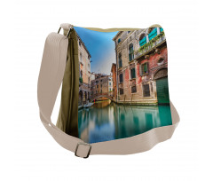 Italy City Water Canal Messenger Bag