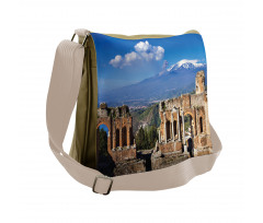 Greek Roman Ruins Landscape Messenger Bag