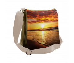 Beach Sunset Coast Messenger Bag