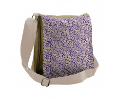 Raspberries Flowers Drops Messenger Bag