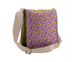 Sun and Sunglasses Pattern Messenger Bag