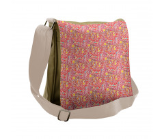 Colorful Reef Marine Life Messenger Bag