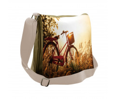 Bike in Sepia Tones Rural Messenger Bag