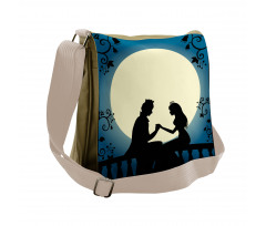 Classic Romantic Scene Messenger Bag