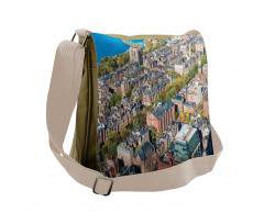 Aerial View of Buildings Messenger Bag