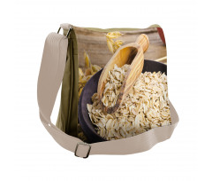 Organic Porridge Oats Bowl Messenger Bag