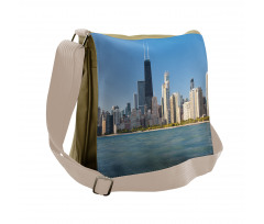 Panorama of Skyscrapers Messenger Bag