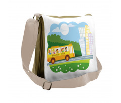 Children on Their Way Messenger Bag