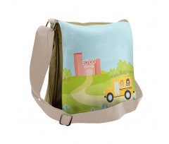 Vehicle on a Spring Day Messenger Bag