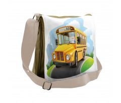 Driver Laughing Funny Messenger Bag