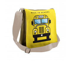 Funky Vehicle Graphic Messenger Bag