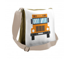 Academic Life Caricature Messenger Bag