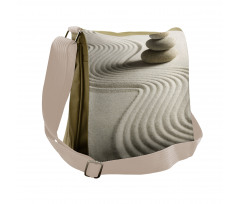 Stack of Stones Balanced Theme Messenger Bag