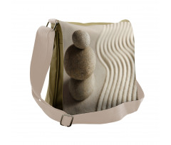 Balanced Rocks Wavy Pattern Messenger Bag