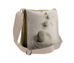 Stone Path on Sand Wave Hits Messenger Bag