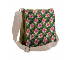 Blooming Hawaiian Jungle Messenger Bag