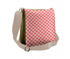 Hearts with Ornaments Messenger Bag