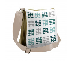 Simple Repeated Backdrop Messenger Bag