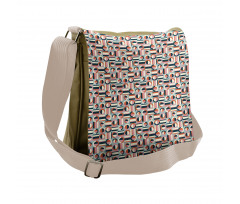 Square and Bisected Messenger Bag