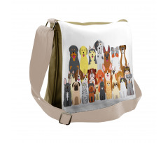 Animals Cartoon Messenger Bag