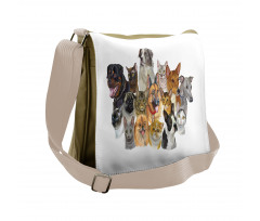 Domestic Animals Messenger Bag