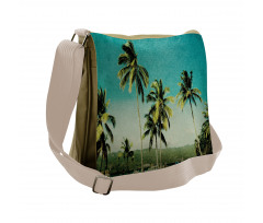 Retro Summer and Tall Trees Messenger Bag