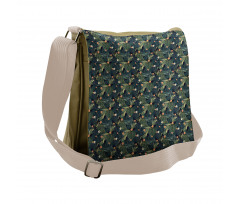 Exotic Summer Foliage Flora Messenger Bag