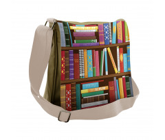 Different Subjects Books Messenger Bag